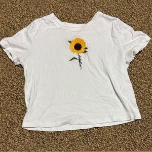 Sunflower detail t-shirt